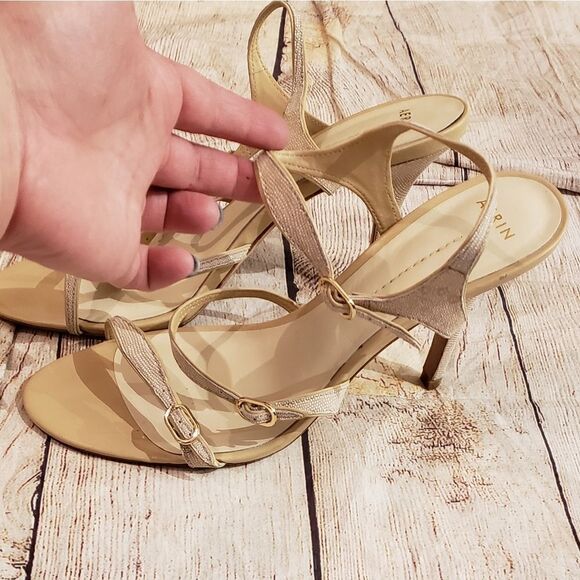 AERIN Strappy Caroline Heels, Sz 10 - Picture 4 of 11